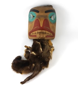 C1974 Northwest Coast Native American Tribal Mask