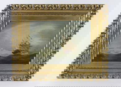 19C English Maritime Ship Painting