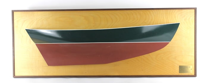 Jean Preckel Wood Half Hull Cape George 36 Model