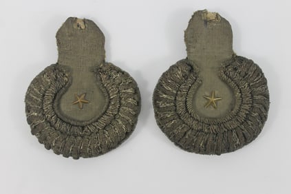 Diminutive 19C Military Shoulder Boards