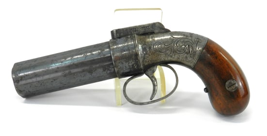 6 Shot Allen & Thurber Pepper Box Pocket Pistol