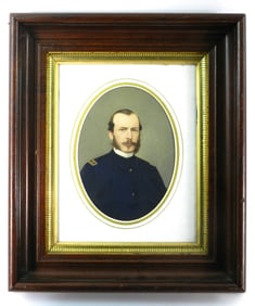 Civil War Captain WC Portrait Painting