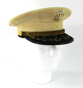 U.S.M.C. Officers Visor Cap Mid Century