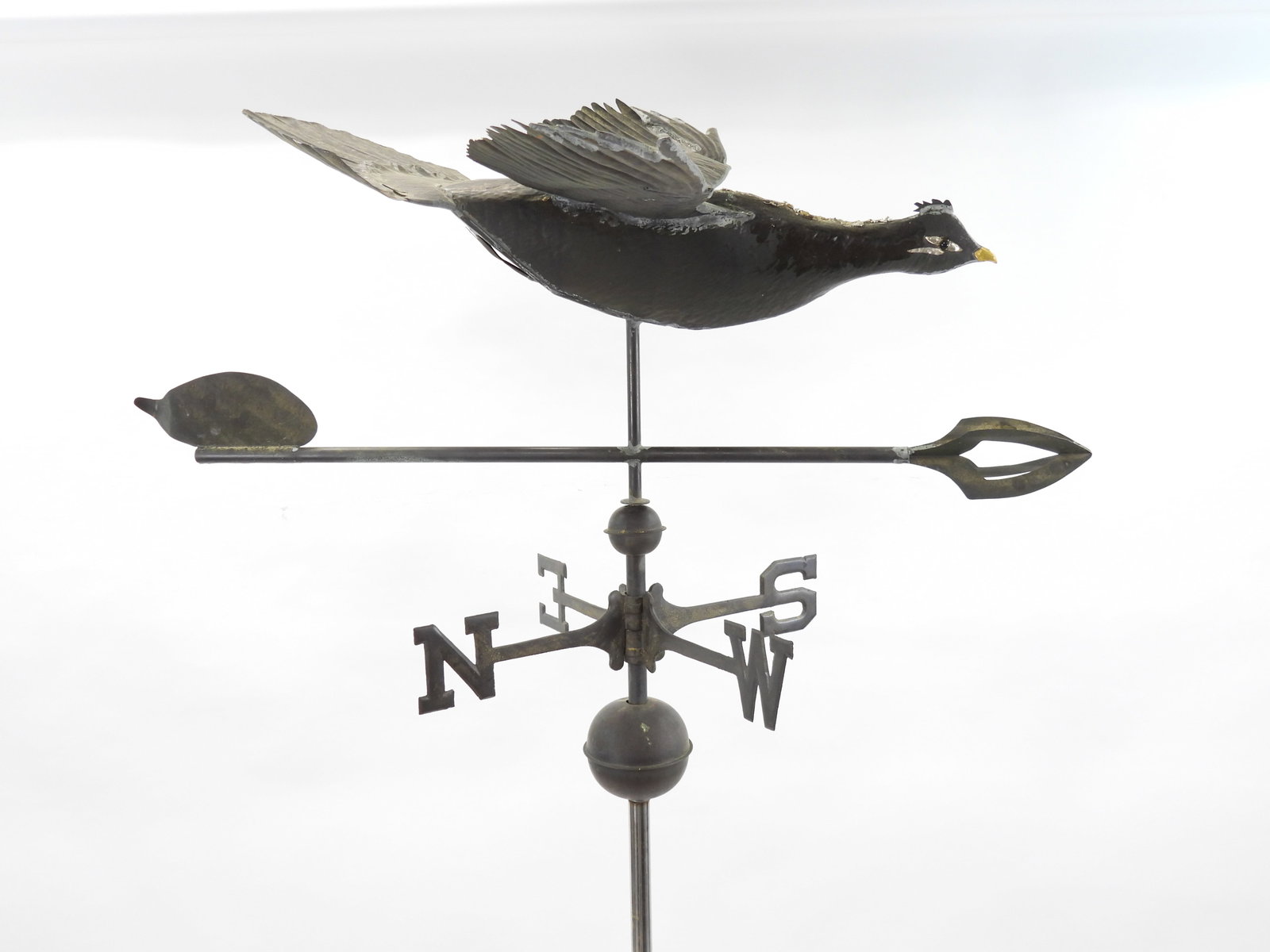 20th-C Grouse Copper Hollow Weathervane (1 of 9)