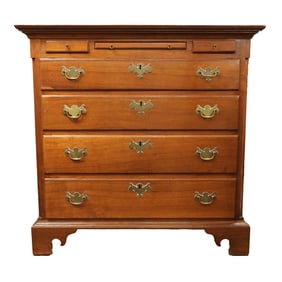18C Dressing Chest With Desk Slide Board