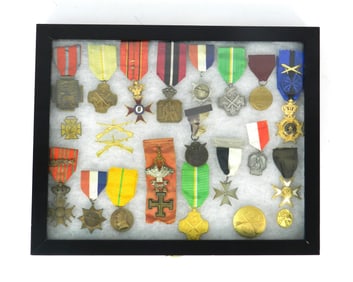 Lot of Military Medals w/ Tins