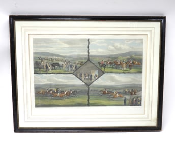 E.G. Hester & W.J. Shayer Racing Lithograph