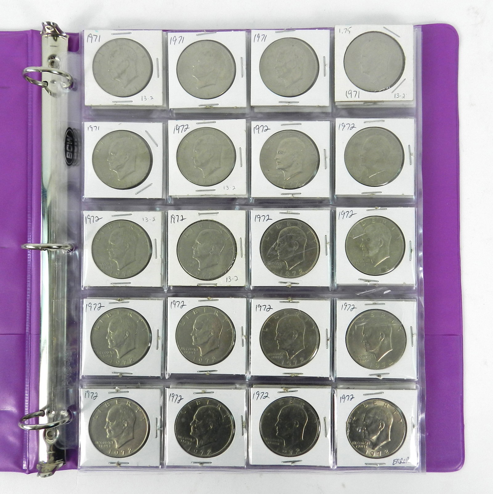 U.S. Dollar Coin Lot of 60 Various Coins (1 of 7)