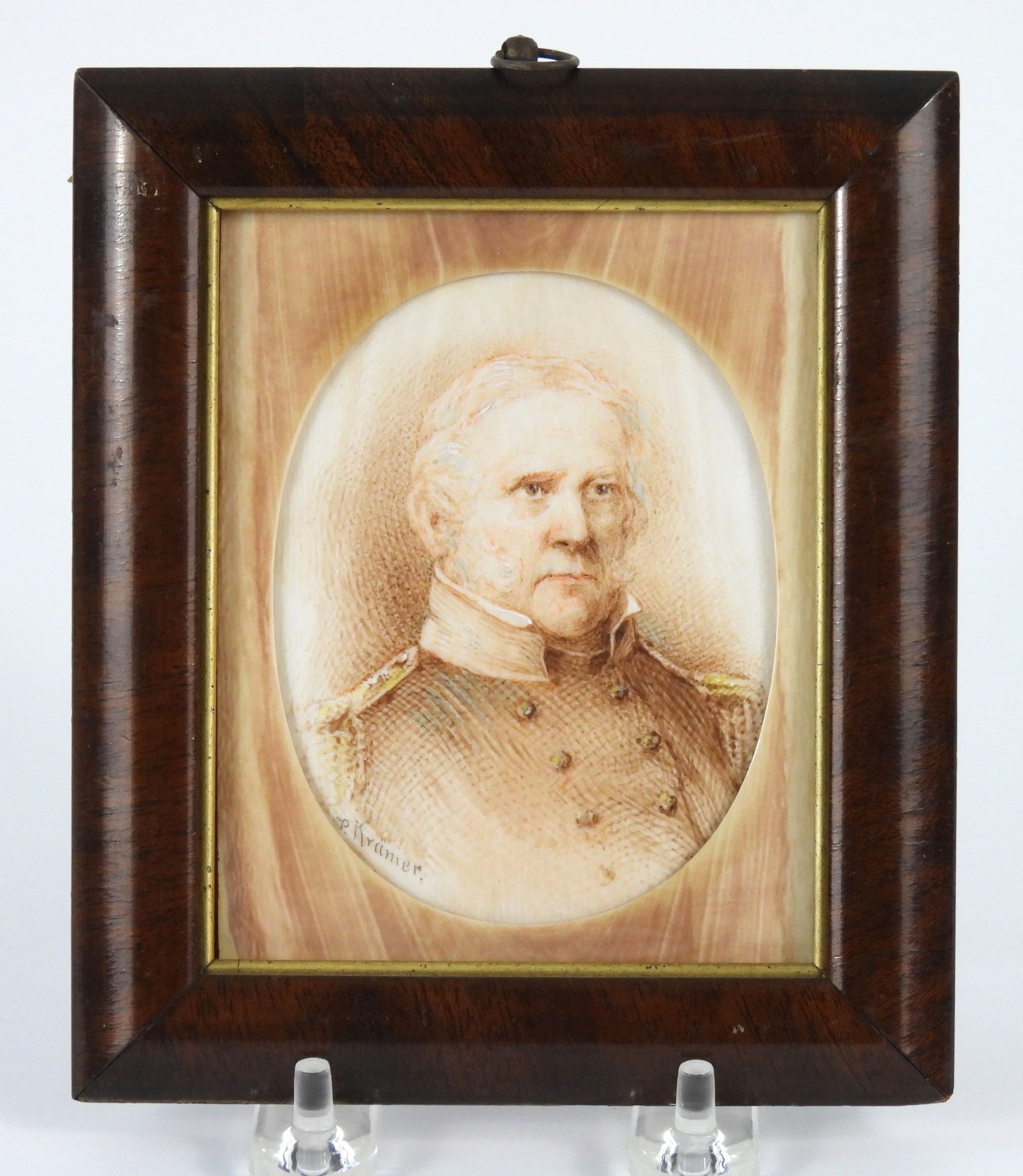 Miniature Painting of Gen. Winfield Scott (1 of 4)