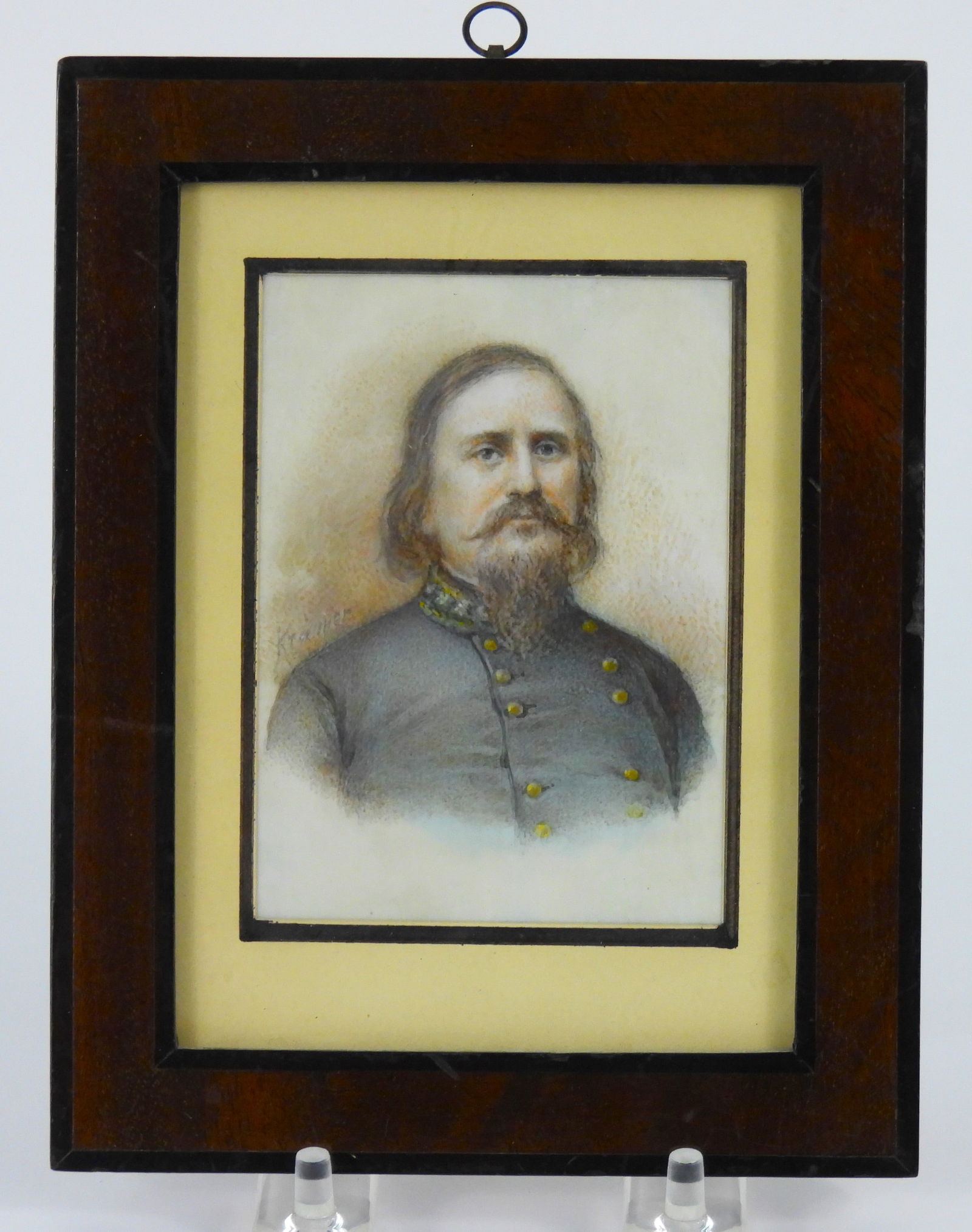 Miniature Painting of Gen. George Pickett (1 of 4)