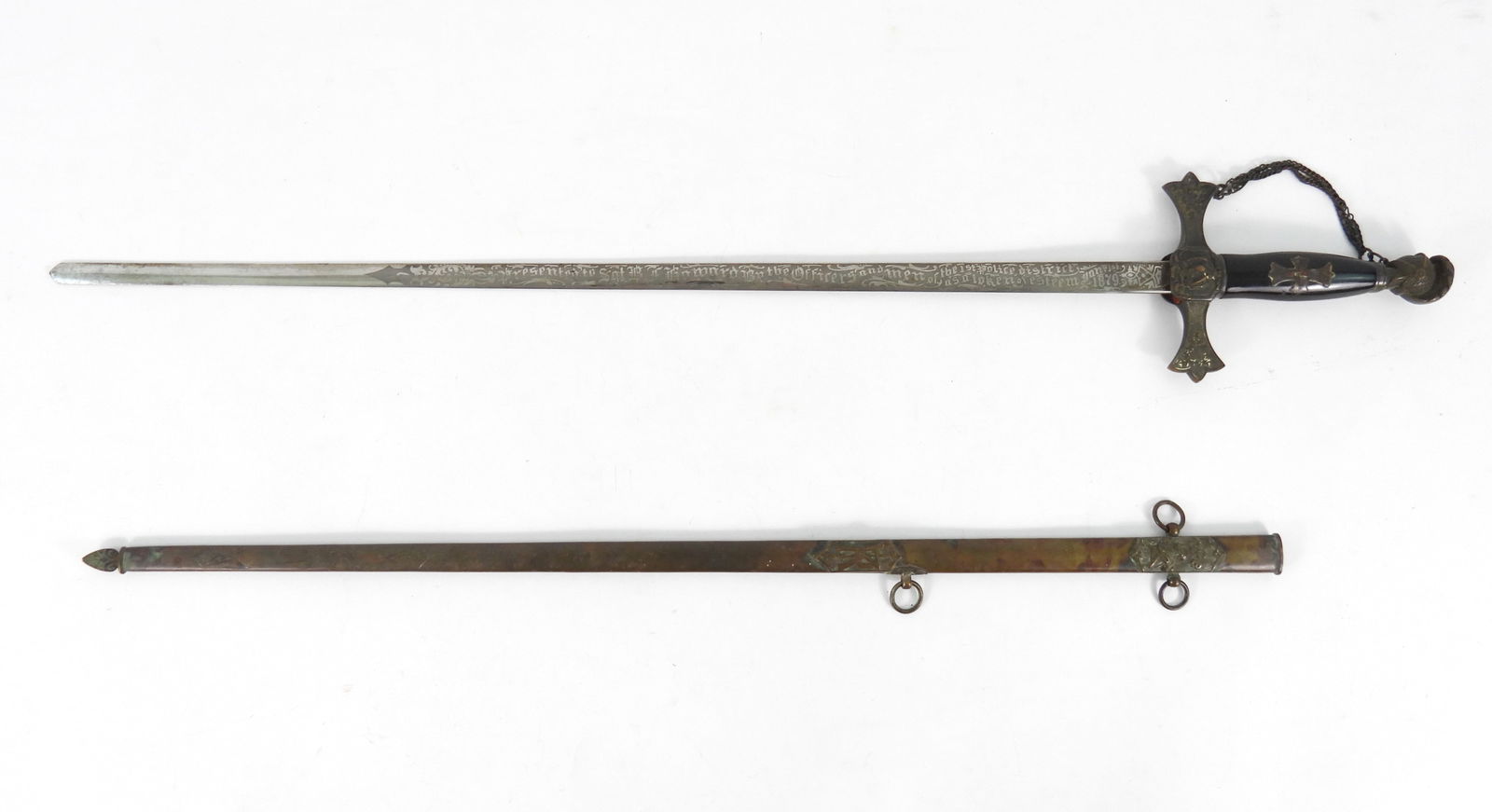 Identified Ames Knights of Pythias Sword (1 of 10)