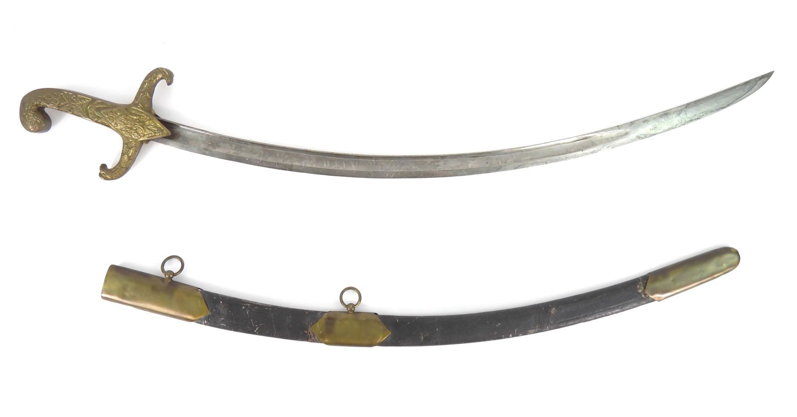 Horstmann Brass-Hilted Sword and Scabbard (1 of 12)