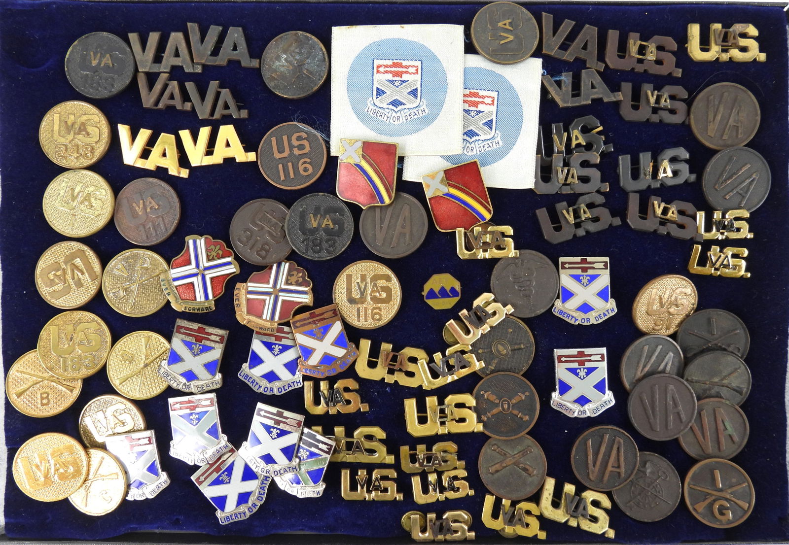 Large Group of Virginia-Related Insignia (1 of 6)