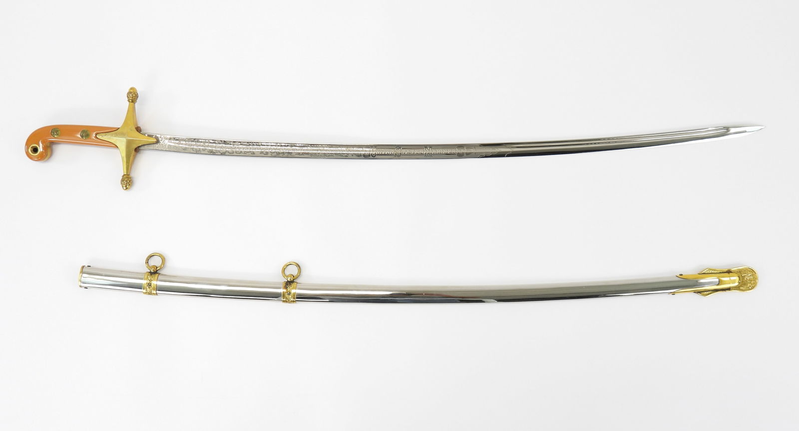 USMC Wilkinson Mameluke and Scabbard (1 of 14)