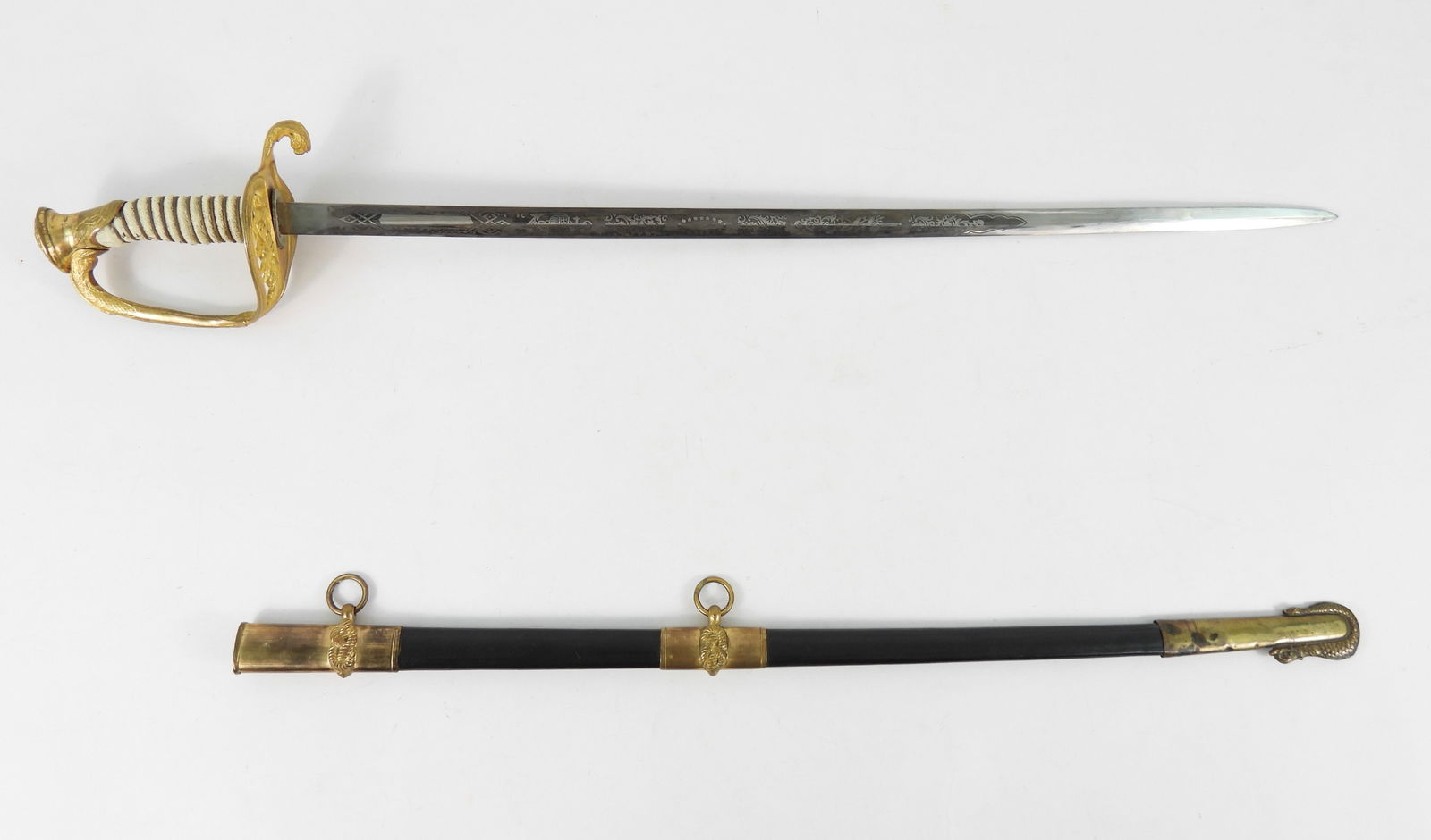US Model 1852 Naval Officers Sword (1 of 12)
