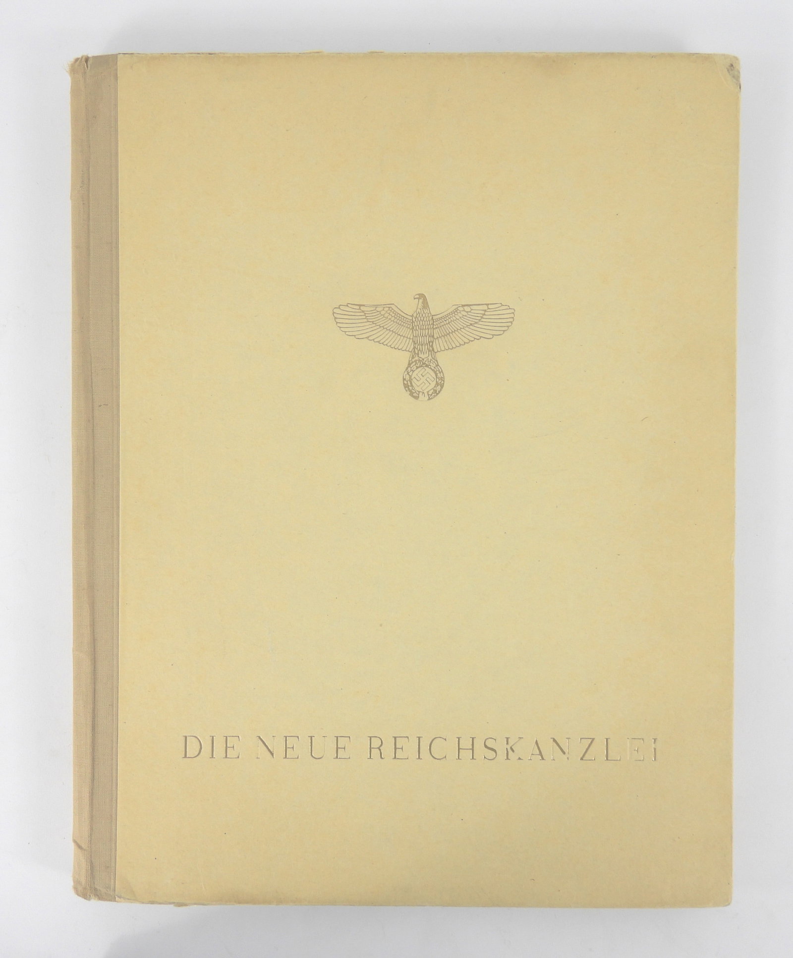 Albert Speer - "Die Neue Reichskanzlei: Copy of "The New Reichs Chancellery" with an introduction by architect Albert Speer, with images and plans of the building. Overall ht. 14 1/2" Overall wd. 11 3/8"