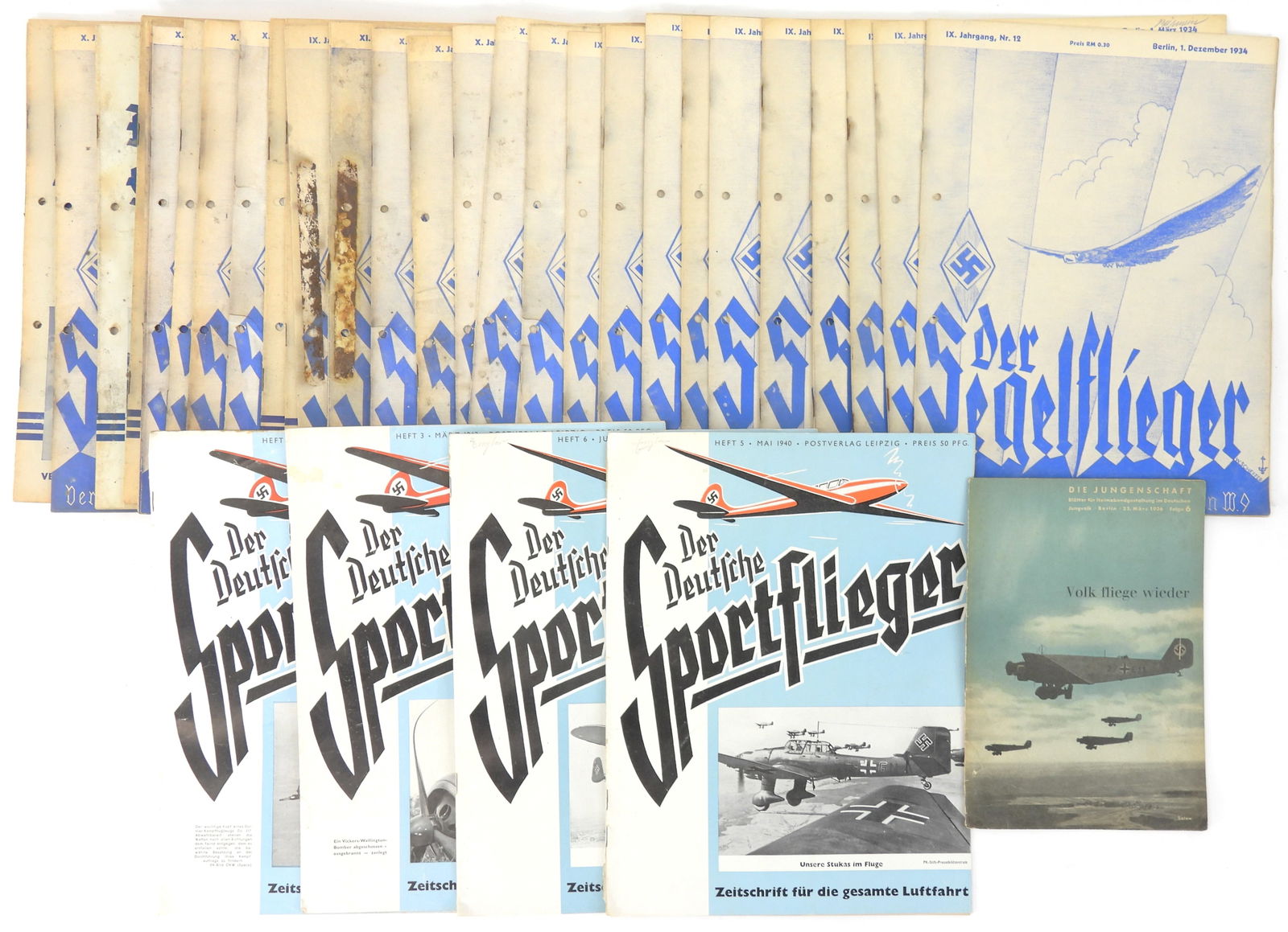 Group of WWII German Sport Flying Magazines (1 of 12)