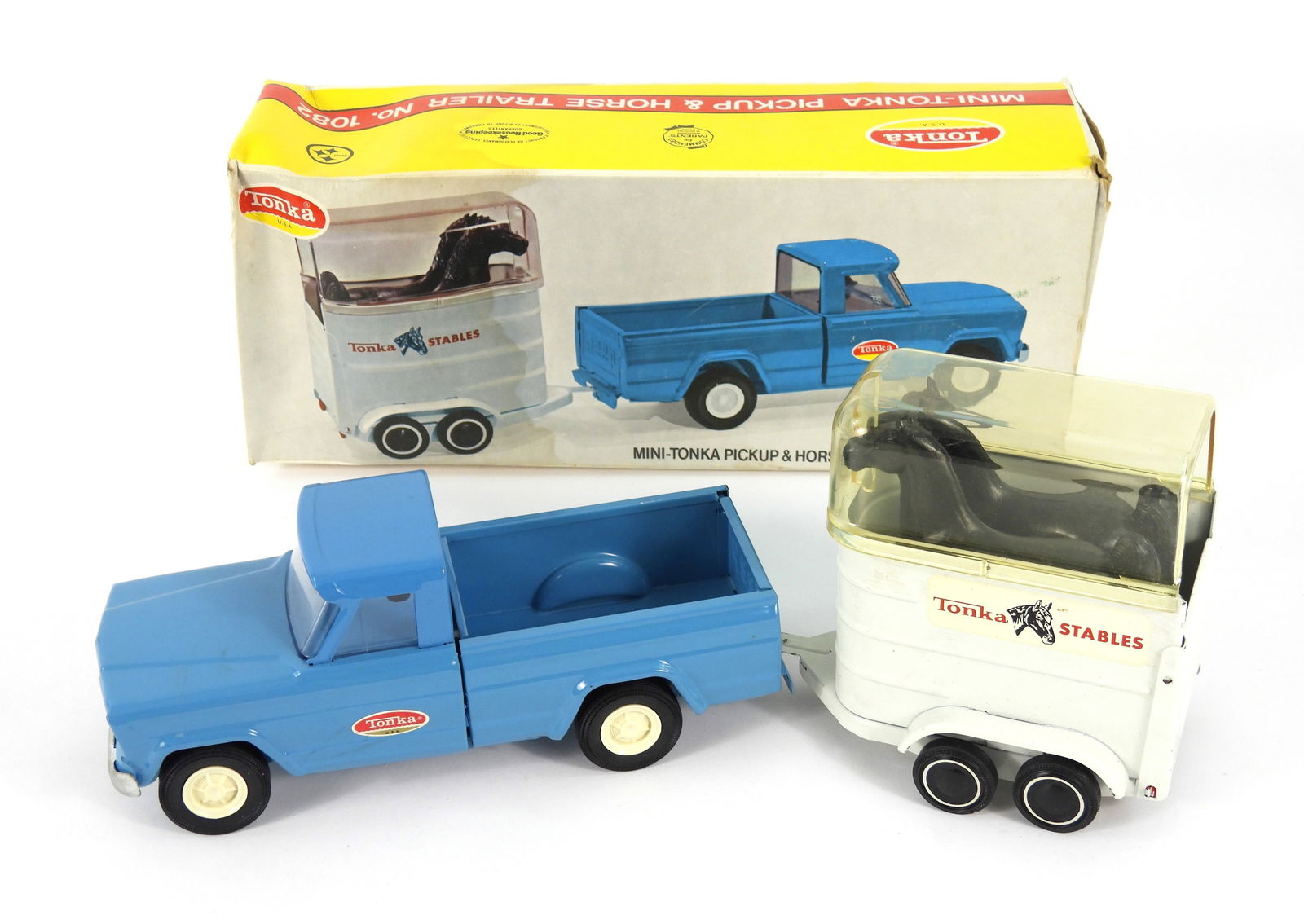 Tonka Mini-Tonka Pickup & Horse Trailer No. 1082 (1 of 7)