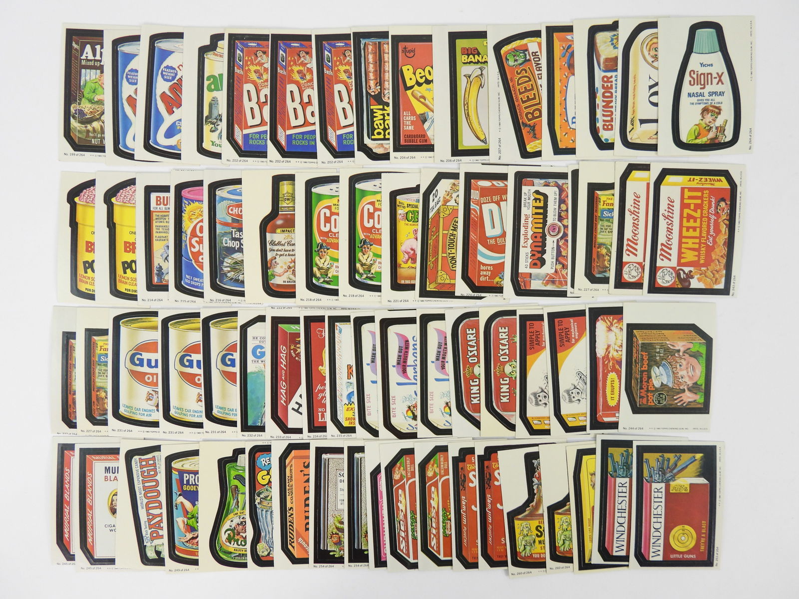 68PC Topps 1980 Series 4 Wacky Packages Stickers (1 of 7)