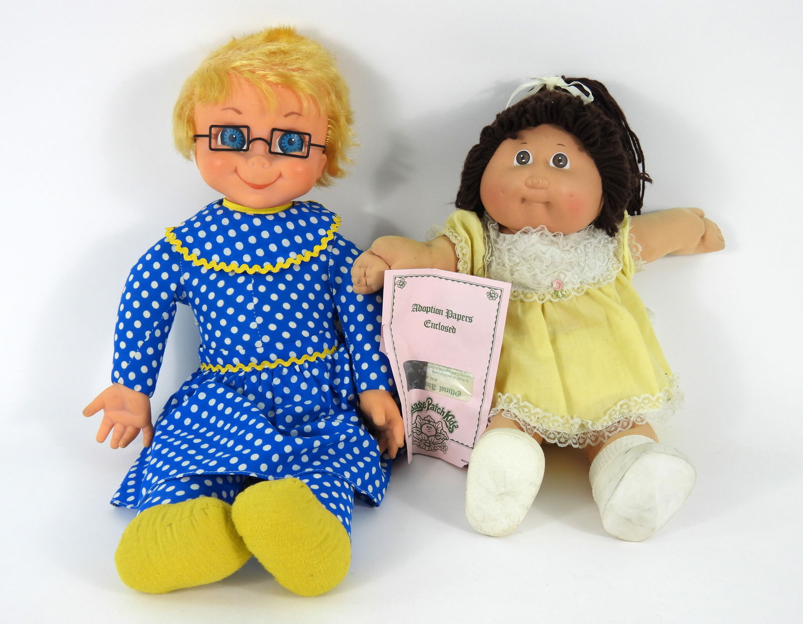 2PC Cabbage Patch & Mrs.Beasely Dolls (1 of 9)
