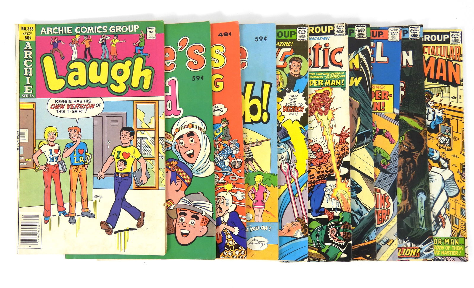 10PC Assorted Marvel Spire & Fawcett Comics (1 of 3)