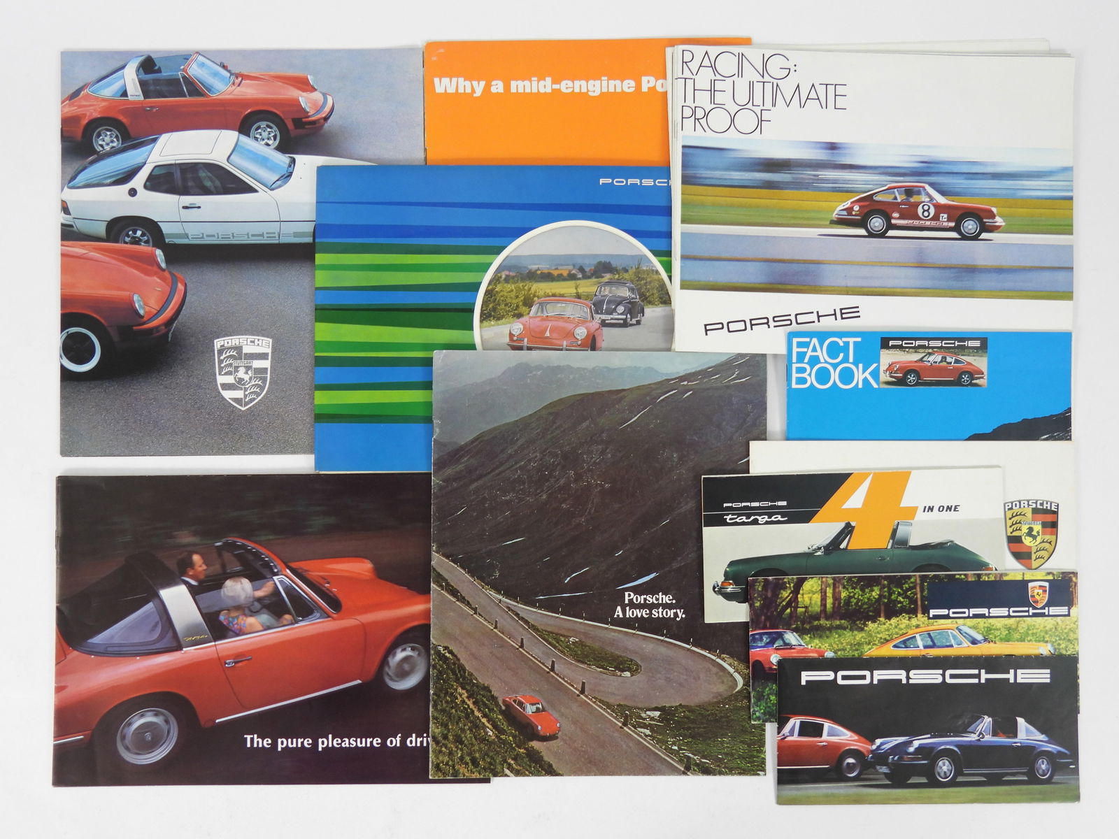 14PC Porsche Dealership Brochures (1 of 5)