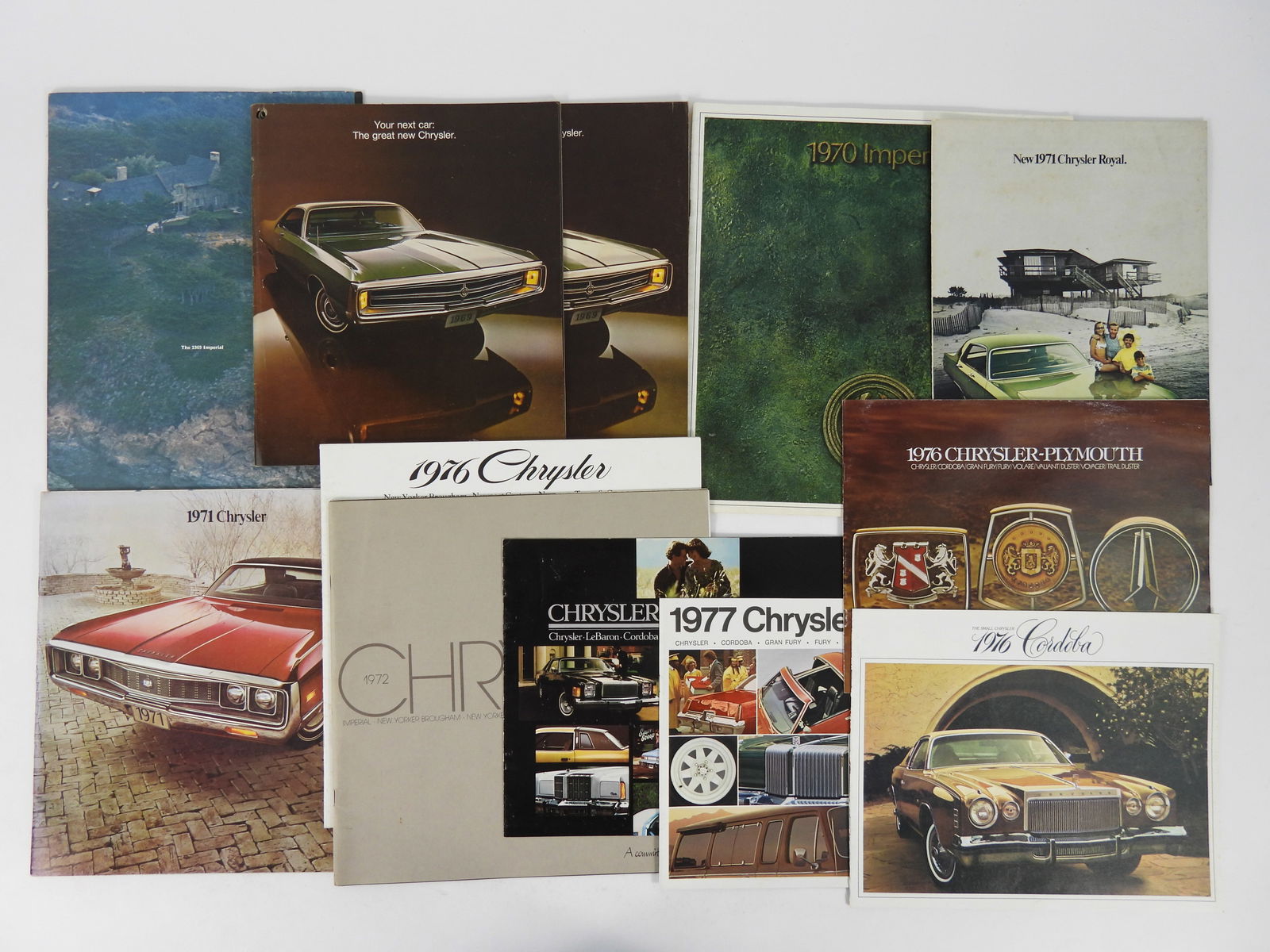 13PC Chrysler Dealership Brochures 1960s-70s (1 of 5)