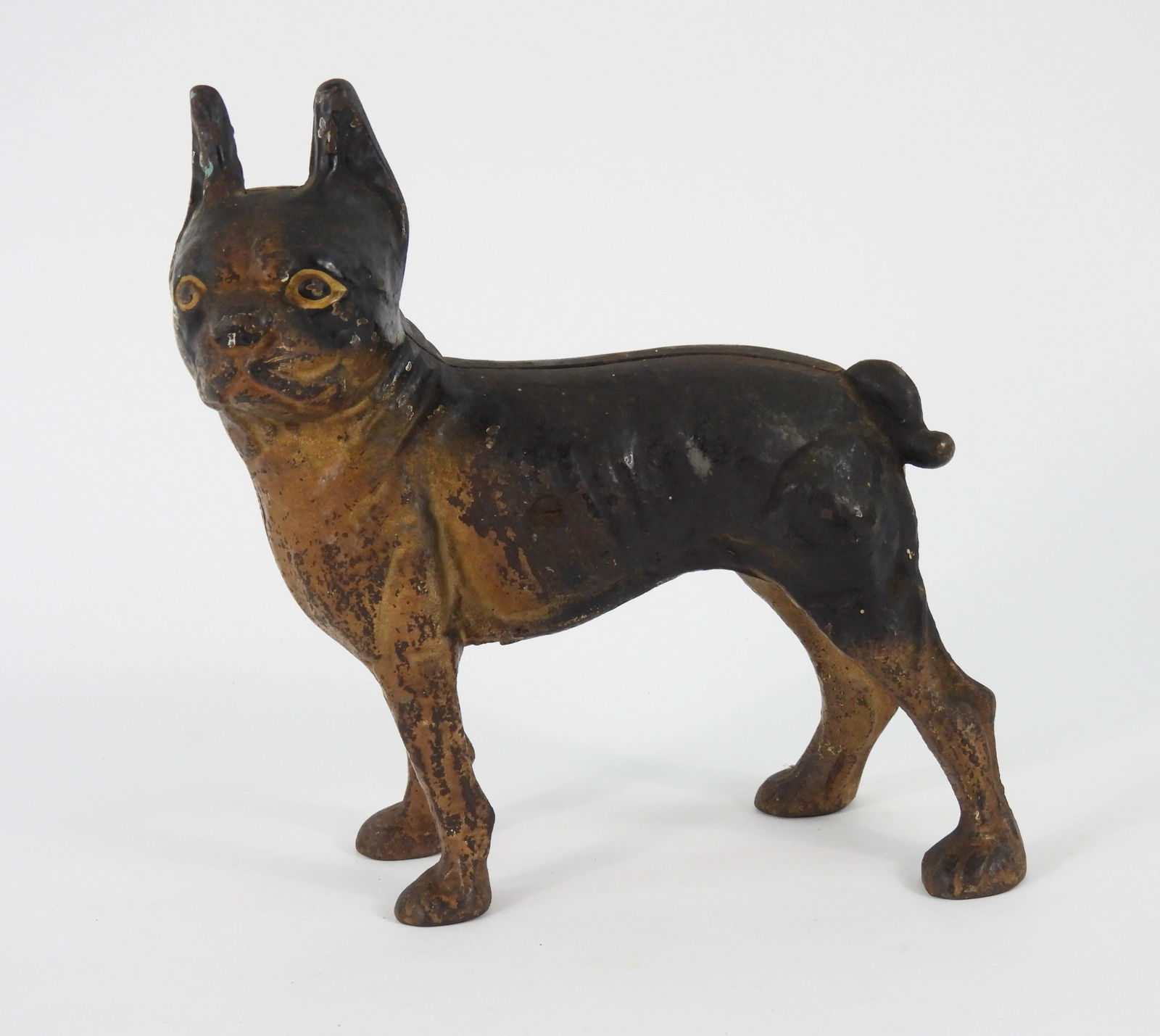 Antique Cast Iron Boston Terrier Doorstop (1 of 5)