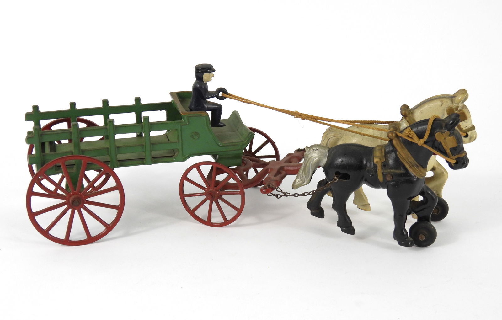 Attr. Kenton Cast Iron Horse Drawn Carriage (1 of 7)