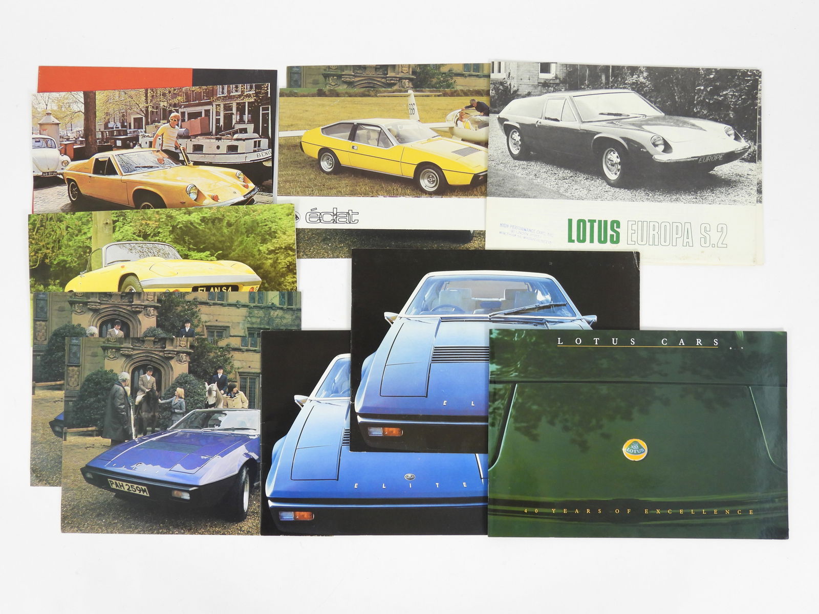 12PC Lotus Dealership Brochures 1970s-80s (1 of 6)