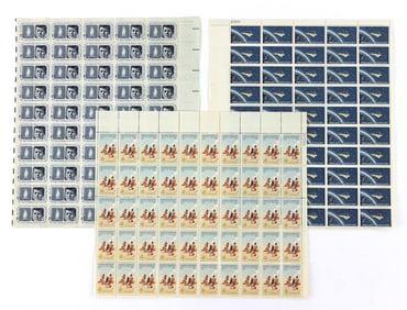 American JFK Remington & Project Mercury Stamps
