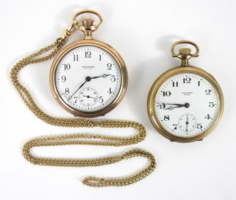 2PC C1920 Waltham Pocket Watches