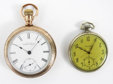 2PC Waltham Colonial & P.S.Bartlett Pocket Watches