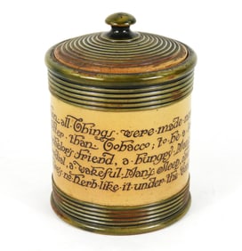 Royal Doulton Lambeth Stoneware Tobacco Jar