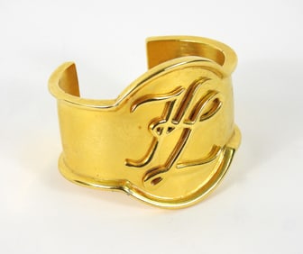 Karl Lagerfeld Insignia Cuff Bracelet