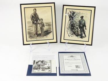 Ida Dengrove WWII Military WC Paintings & Photo