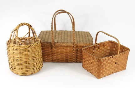 3PC Splint Country Baskets