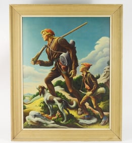 Thomas Hart Benton Print The Kentuckian