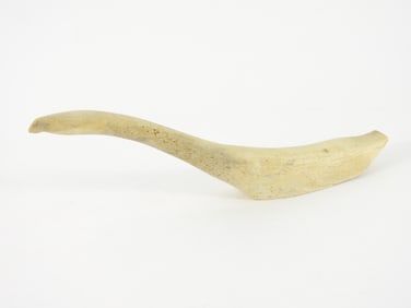 C1900 Carved Whale Bone Bird Sculpture