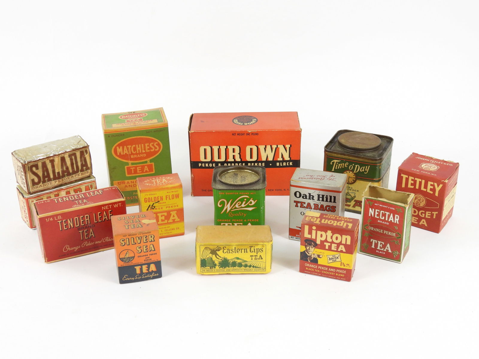 14PC Vintage Tea Packaging Collection (1 of 6)