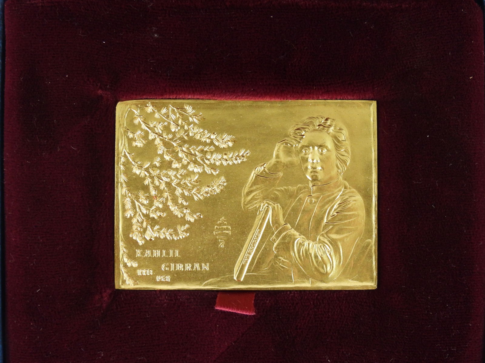 The Metal Arts Co. Kahlil Gibran Bronze Plaque (1 of 3)