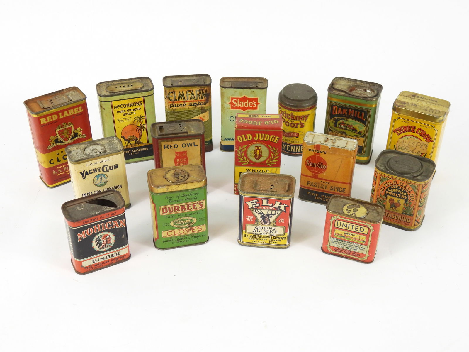 16PC Vintage Spice Container Collection (1 of 5)