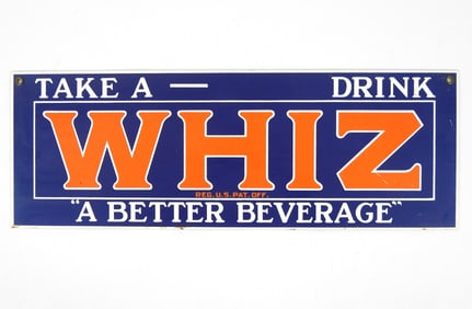 Reproduction Whiz Beverage Sign
