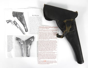 Rare Gutta-Percha Flap Pistol Holster