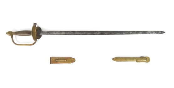 Identified Roby US Model 1840 NCO Sword