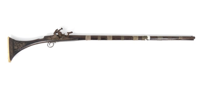 Middle-Eastern Jezail Miquelet-Lock Musket