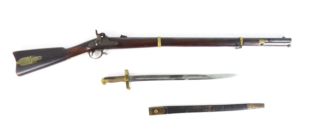 Remington Model 1863 Zouave Rifle and Bayonet