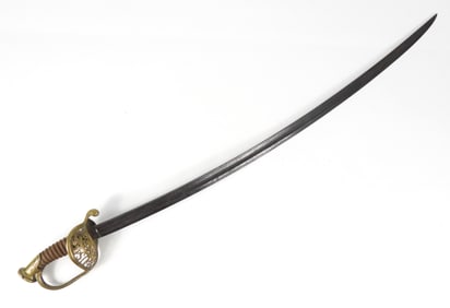 Non Regulation 1860 Cavalry Officer's "USC" Sword