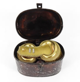 Cased Civil War-era Captain's Epaulets