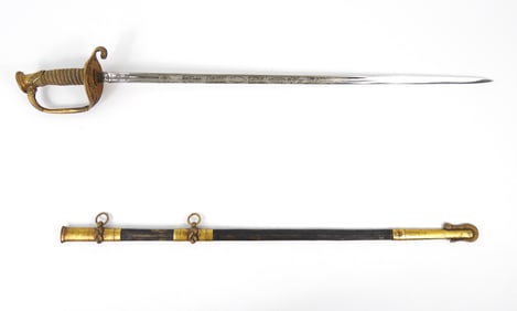 USN Model 1852 Officer's Sword and Scabbard